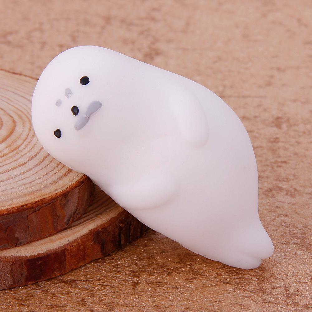Søt tegneseriekatt Squishy leketøy Stressrelief Myk minidyrklemmelekegave