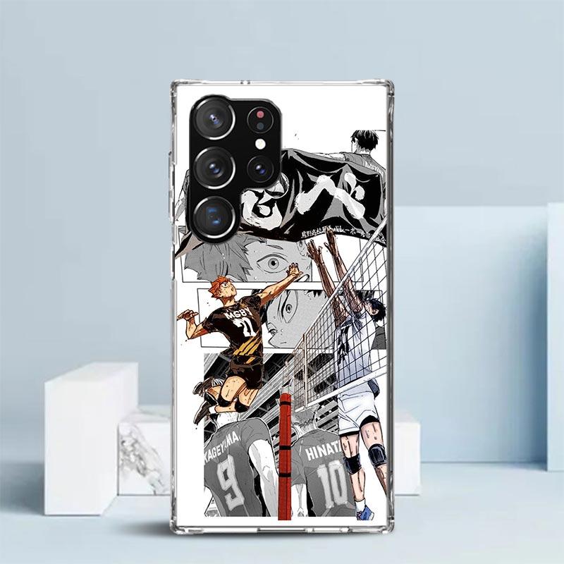 Haikyuu Oya Volleyball Anime Soft Cover for Samsung Galaxy S25 Edge S26 S24 S23 Ultra Phone Case S22 S21 Plus S20 FE Print Patte