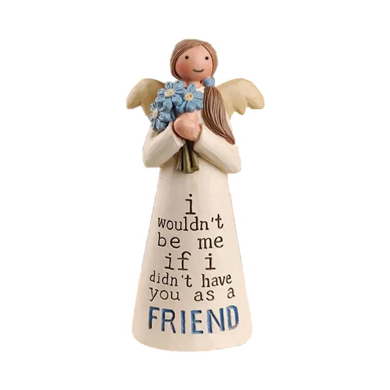 

Angel Sisters Friendship Sculpture Angel Statue Desktop Living Room Home Garden Decoration Christmas Decoration Ornament