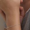 Tatiana (925 Silver) Triple Ball Chain Bracelet BR1801