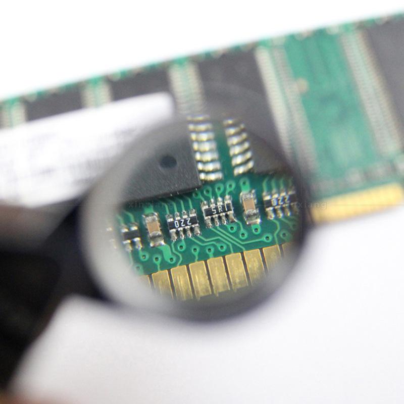 30X Folding Pocket Jeweler Magnifier Golden Color Foldable Magnifying Glass Portable Jewelry Loupe Monocle Mini Microscope Lupa