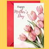 10Pcs/Set Floral Pattern Thank You Card Elegant Holiday Card  Mother's Day Gift Cards