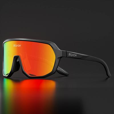 Scvcn Fashion Sunglasses for Men Sun Mountain Bike Road Bicycle Eyewear Goggles Sports UV400 MTB Photochromic Cycling Glasses