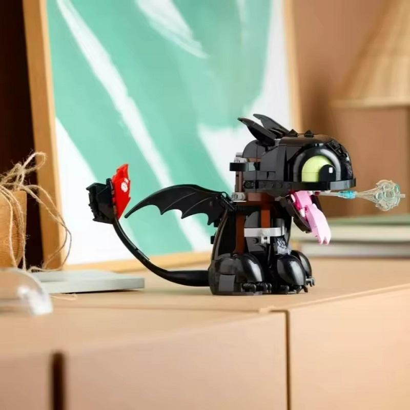 784 Pcs Toothless Dragon Building Block Set For Adults Movie Fans Collectible Model Birthday Gift
