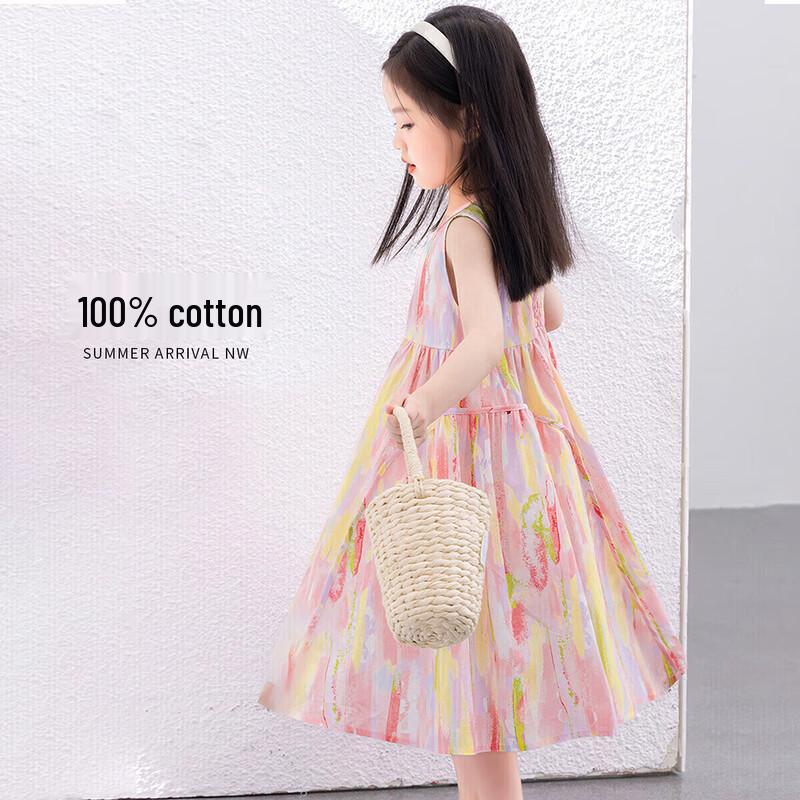 Tutu Little Elephant Girls  Summer Floral Princess Dress 110