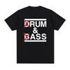 Divertente Maglietta Drum and Bass Amanti di Rum e Culo Scherzi Manica Corta 100% Cotone Maglietta Unisex Moda Accessori Y2k