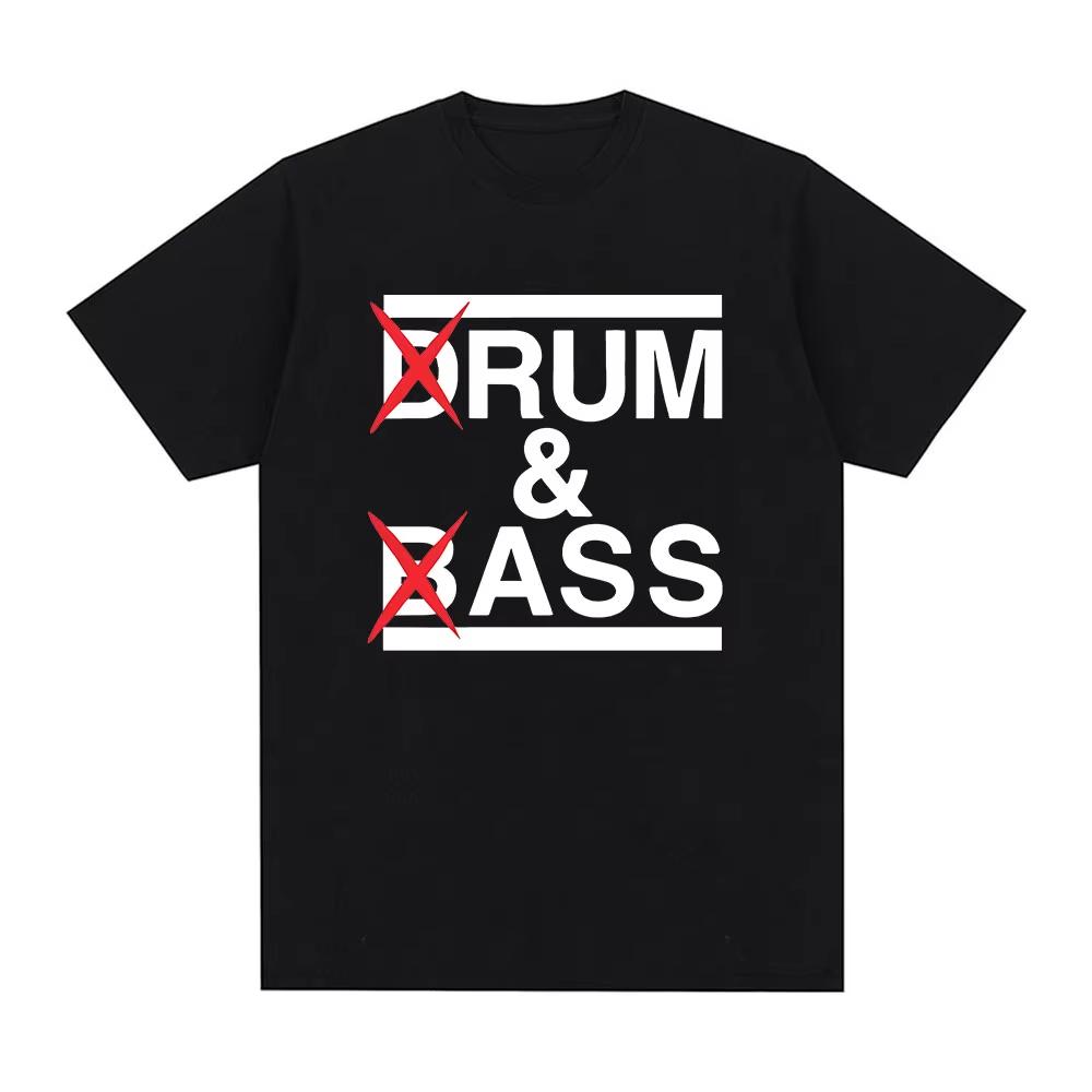 Funny Drum and Bass T Shirt Rum and Ass Lovers Jokes Short Sleeve 100 Cotton Tshirt Unisex Fashion Y2k Accessories S
