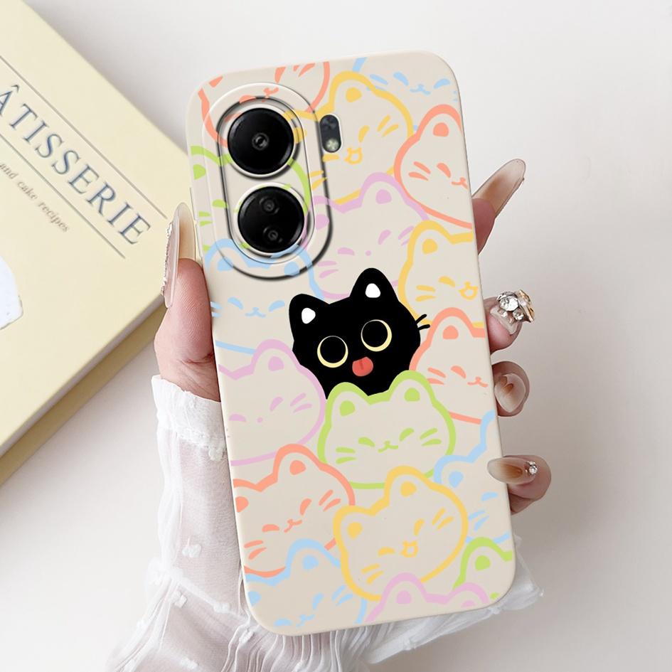 

For Xiaomi Redmi 13C Case Cover Popular Flower Bowknot Soft TPU Silicone Shockproof Bumper For Xiaomi Poco C65 Redmi13C 4G Funda Xiaomi Redmi 13C 4G