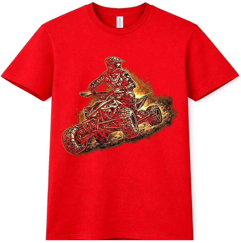 ATV Motocross T Shirt Quad Bike Racing Off Road Dirt Trail Graphic Tee Unisex Unisex S