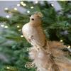 1Pc Of Peacock Christmas Ornaments Simulate The Atmosphere Of Glitch Peacock Branches And Branches Home Decor