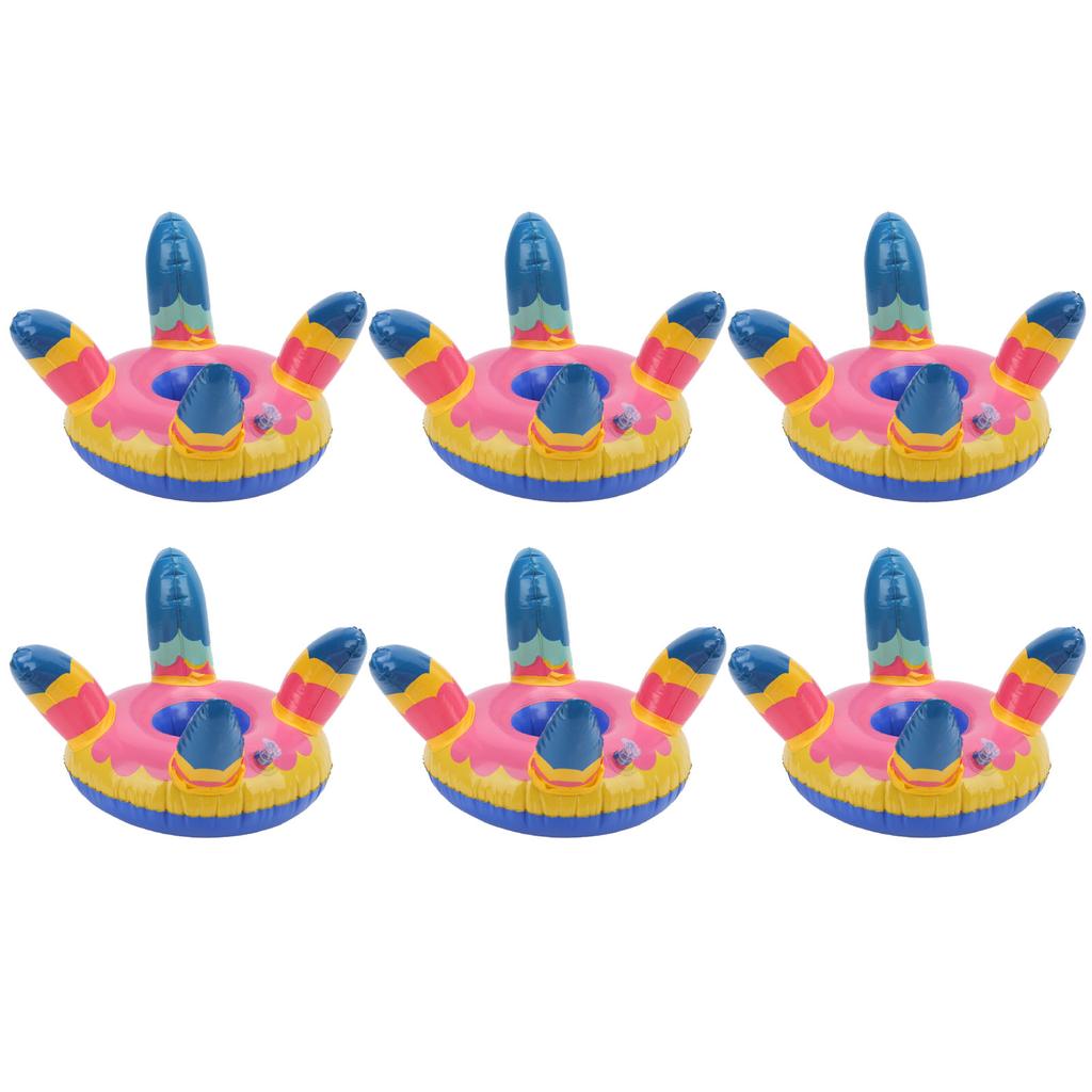10pcs Inflatable Drink Holder Portable Cute Bird Pool Party Cup Holders Floats Decoration