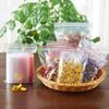100Pcs Clear Snacks Zero Waste Kitchen Food Storage Sealing Bag Plastic Bags