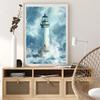 1pc Aesthetic Coastal Canvas Wall Art Seaside Beach Birds Fish House Decor Modern Ocean Waves Minimalist Print Vintage Poster
