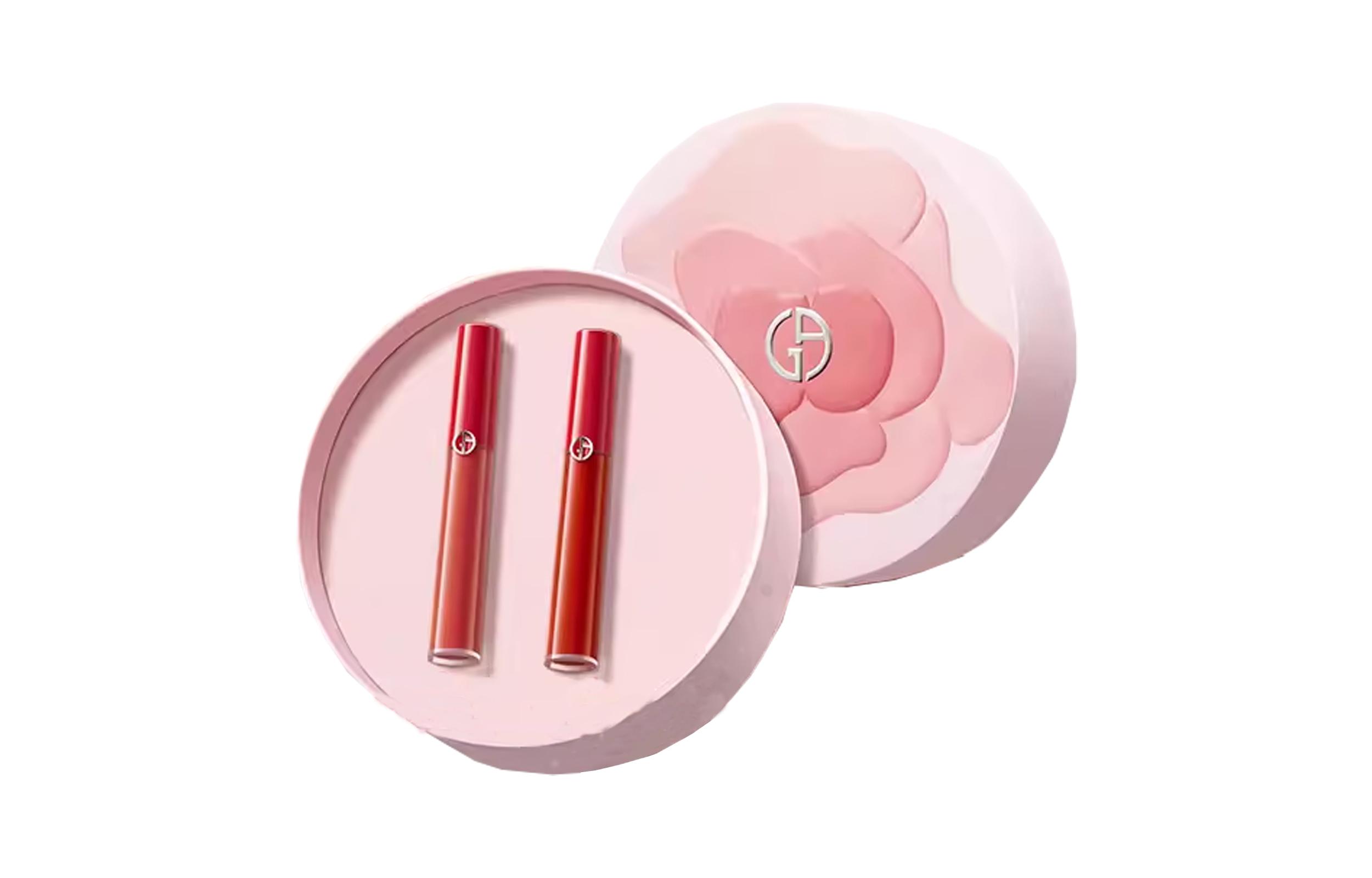 Giorgio Armani 2-Pc. Lip Maestro Liquid Matte Lipstick Gift Set #214+#405