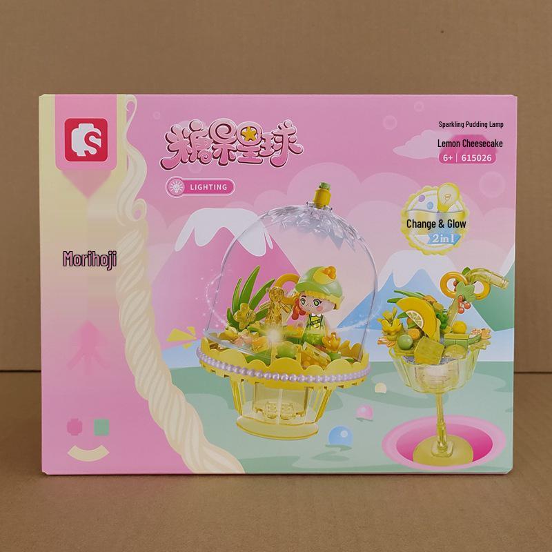 Sylvanian Families Candy Planet Pink Heart Building Blocks - Cute Birthday Gift for Girls