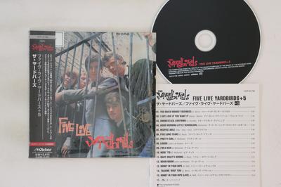 CD YARDBIRDS - Five Live Yardbirds +5 VICP61790 VICTOR 2002 Japan Obi Rock Used
