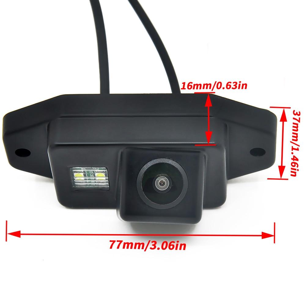 HD 1080P AHD Fisheye Rear View Reverse Parking back up Camera forToyota Land Cruiser 120 Series Toyota Prado 2700 4000 2002-2009