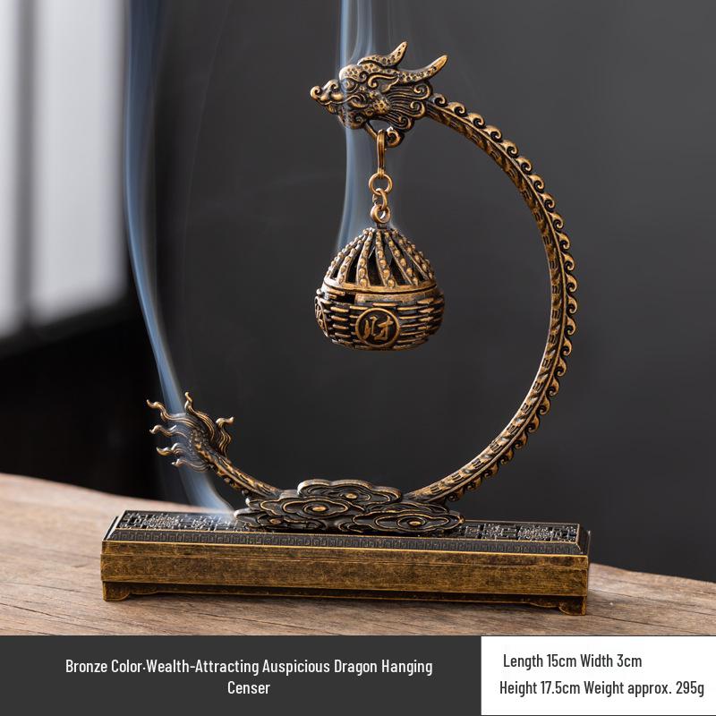 Creative Boshan Hanging Incense Burner for Home Use - Tea Ceremony Ornament for Agarwood & Sandalwood Coil Incense