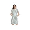 Valentines Day American Series All Over Logo Print Knitted Fashion Casual Short Sleeve Dress Women Dresses F11W329314FZD