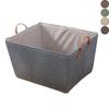 With Handle Clothes Organizer Box Straw Storage Basket High Quality Snack Container  Bathroom