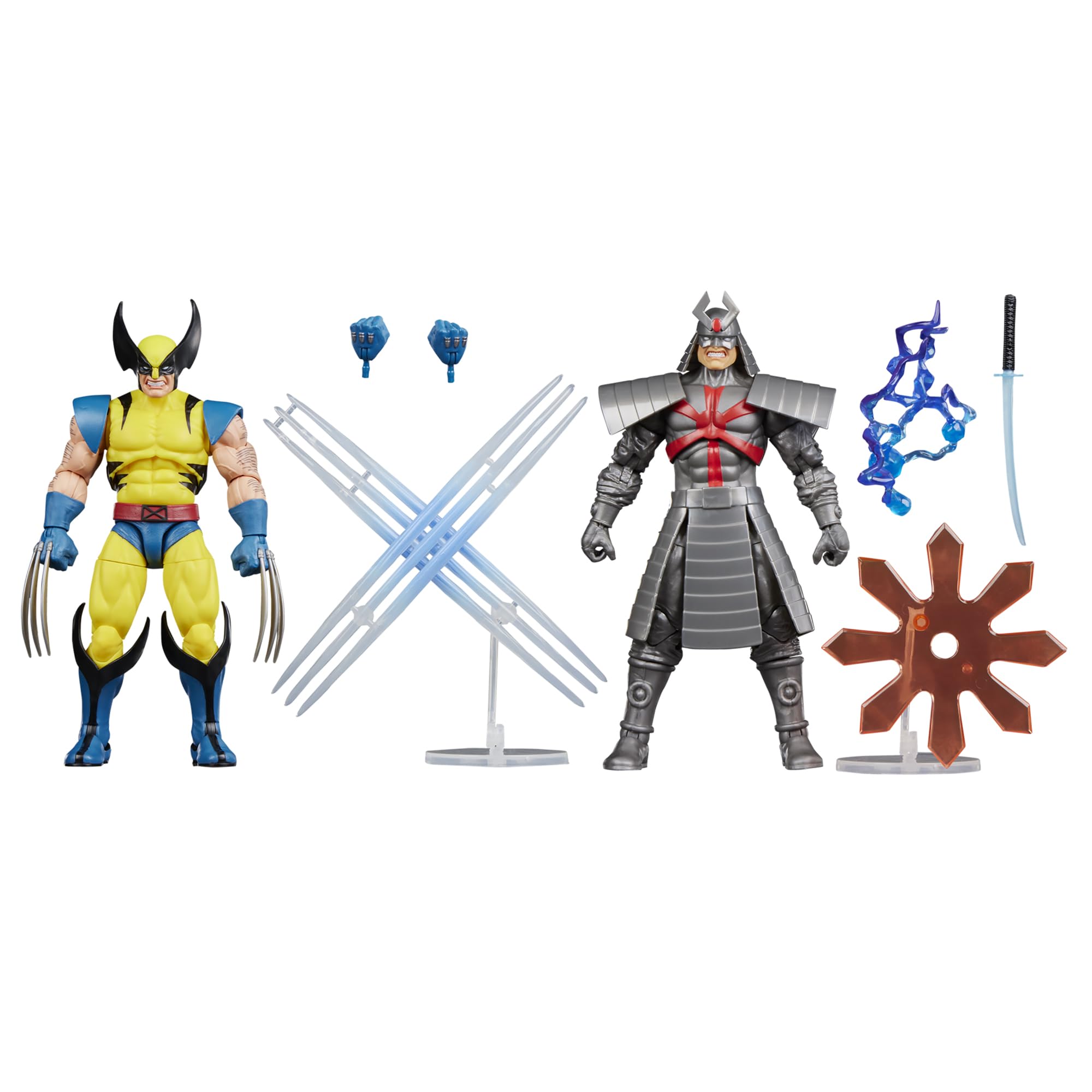 

Hasbro Marvel Legends Series Gamerverse Wolverine Silver Retro Collectible 15cm Action Figure Authentic vs. Samurai, Game-Inspired G0624,