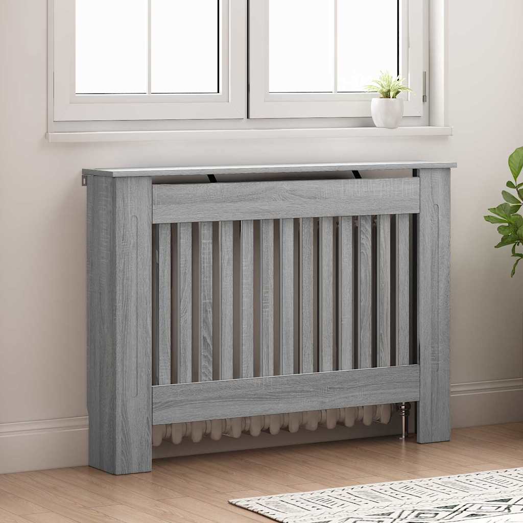 Radiator Cover Grey Sonoma 112 x 19 x 81.5 cm
