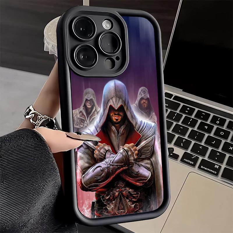 Phone Case for iPhone 17 Air 16E 15 16 Pro Max A-Assassins Game Creed Cover 14 Plus 13 12 Mini Soft Shell Silicone Fundas
