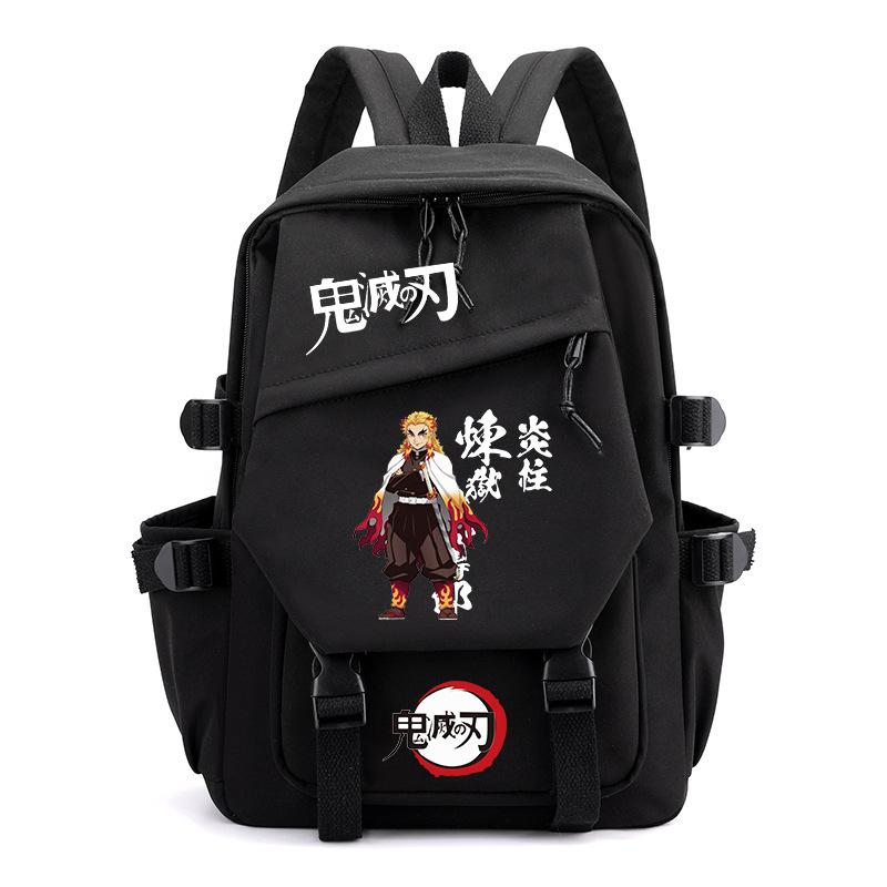 Japan Cartoon Comics Demon Slayer Instagram Backpack, Japanese Retro Style, Large Capacity Student Backpack 0016 KTB