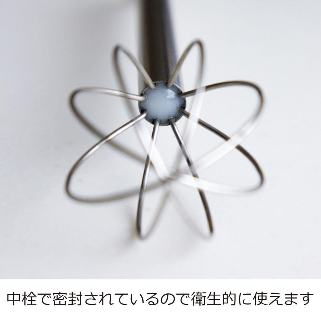 Oaks Raye StrainerMuddler for Measuring Miso, Simply Turn To Easily Mix Miso In a Lightweight Form, Silver, Made In Japan, LS1500
