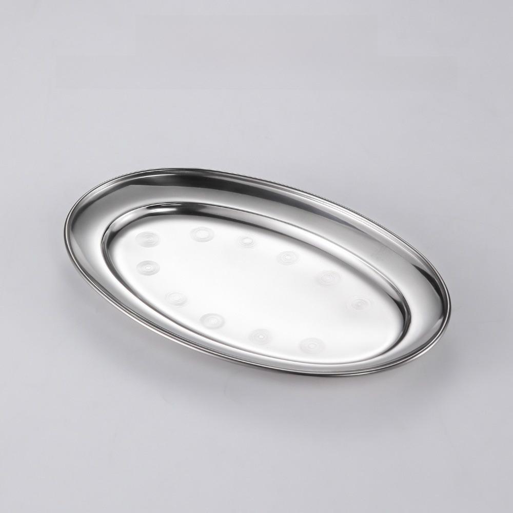 Shallow Design Dinner Plates Multi-Size Steak Dishes Practical Barbecue Trays Barbecue Use