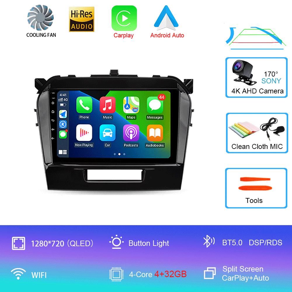 Android 14 Car Radio For Suzuki Vitara 4 2014 - 2018 Multimedia Video Player Navigation Stereo GPS No 2din 2 Din Dvd