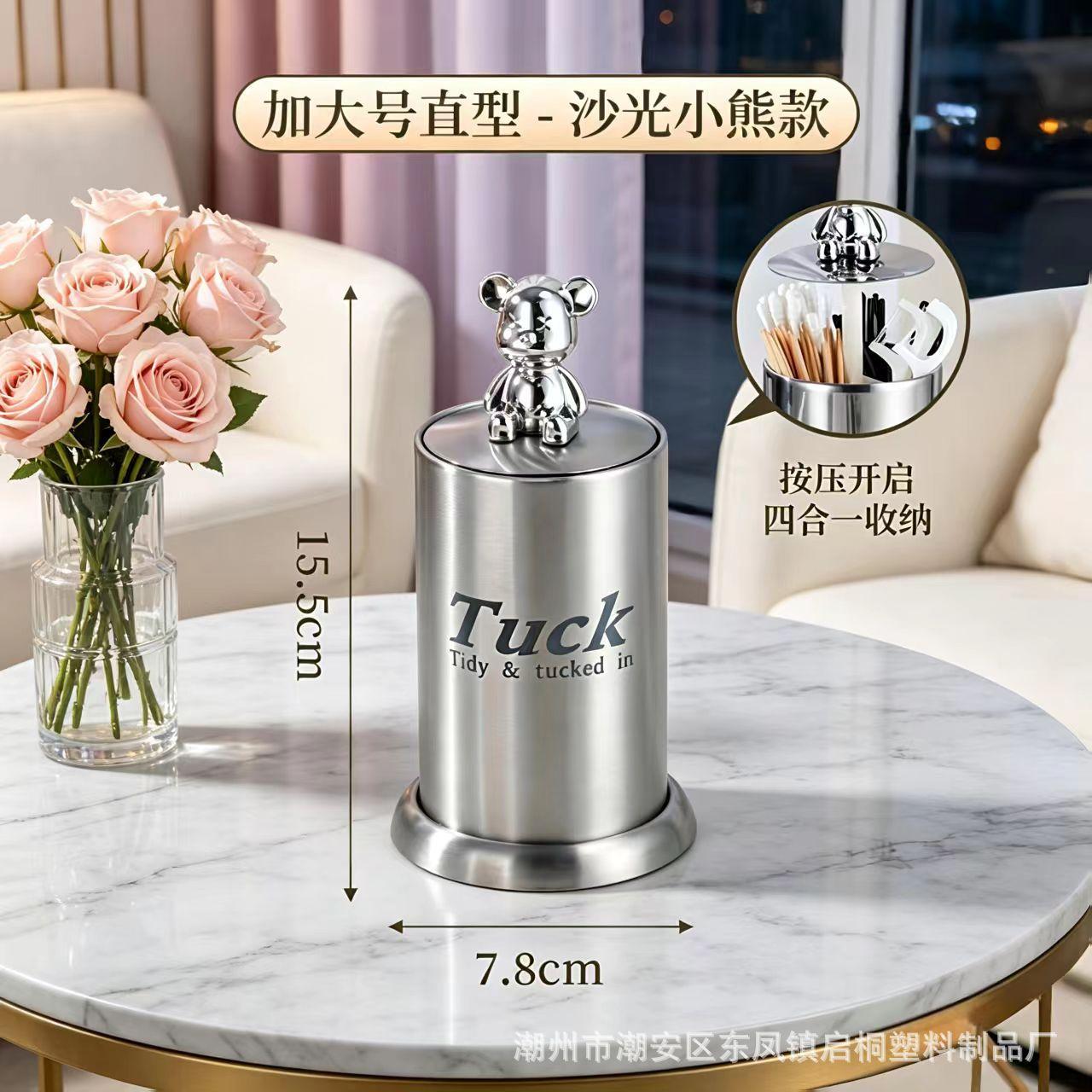 Toothpick box automatically pops up, press-type toothpick box creative restaurant personalized toothpick holder