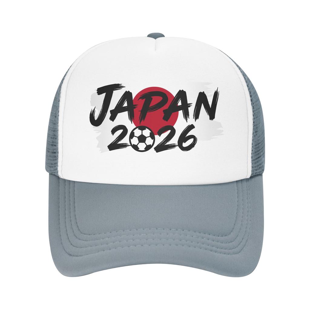 Japan Football Match  Mesh Baseball Cap Unisex Women Fashion Trucker Hat Dad Hat Adjustable Summer Trucker Caps