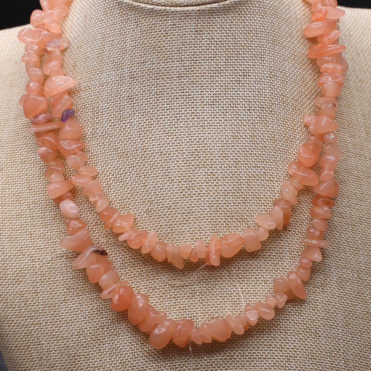 

Бусины из натурального камня амазонит/зебра, гравийные бусины для изготовления ювелирных изделий, ожерелье, серьги, браслет, аксессуар, длина 80 см 7mm