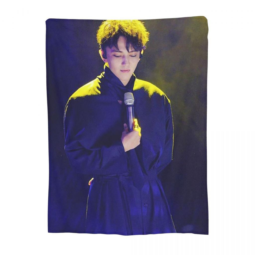 New Arrival Singer Dimash Blankets Soft Warm Flannel Throw Blanket Bedspread for Bed Living room Picnic Travel Home Couch