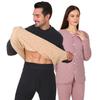 500g Extra Thick Fleece-Lined Quilted Thermal Set for Men & Women - Middle-Aged & Elderly