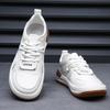 Fashion 2025New Men Casual Leather Shoes Outdoor Comfy High Quality Walking Hiking Shoes Fashion Soft Homme Classic Non-slip Flats Shoes