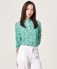 BILTMORE Women'S Three-Quarter Sleeve Zip-Up T-Shirt