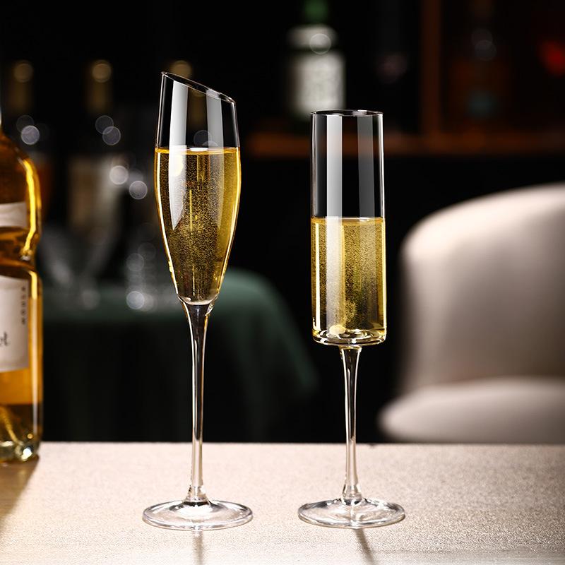 Wine Goblet Champagne Flute Wine Glass Set Wine Rack Wine Glass Home Glass For Wedding Parties Bar Picnics Flute Beer Mug