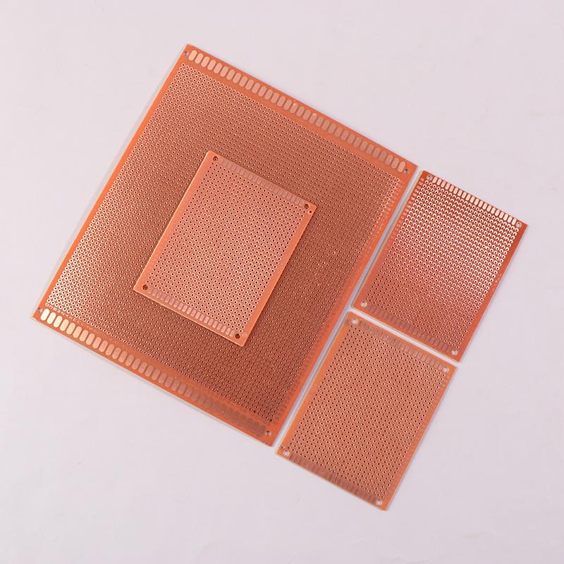5 gab. 7*9/15*18 cm Vienpusēja prototipēšanas plate Breadboard Universālā plate Eksperimentāla Bakalīta Vara Plates Plate Dzeltena