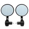 Motorcycle Rearview Mirror 2Pcs Round Handlebar Mirror Motorcycle Accessories