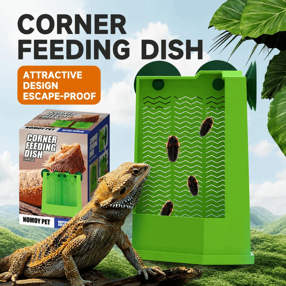 Aufhängbares Design Reptilien-Futter Napf Kunststoff Eidechsen Futter Schale Lebend-Insekten Schale Käfer Beute Fütterung