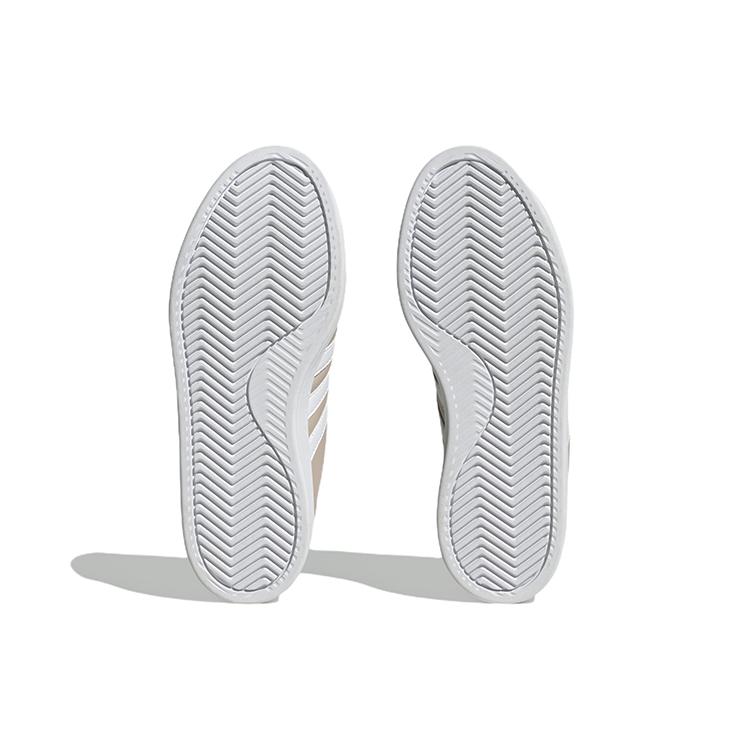 Adidas Grand Court Wonder Taupe Cloud White Gold Metallic Women's HP2538