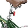 OT02PRO, rosso/verde, potenza motore 250W, 36V, batteria staccabile 5.2AH, pneumatici 20*1.35 pollici, bicicletta elettrica da città, velocità massima 25KM/H