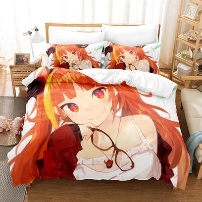 3D Tisk Anime Kawaii Dívky Kiryuu Coco Ložní Sada Jednolůžko Dvojlůžko Plná Queen King Size Sada na Postel Teenagerská Ložnice Sady Povlečení