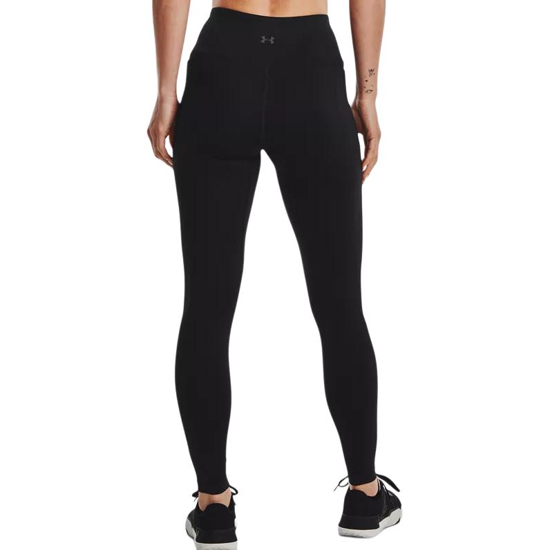Under Armour Solid High-Waisted Slim Fit Straight Leg Training Pants Women pants Black 1373966-001
