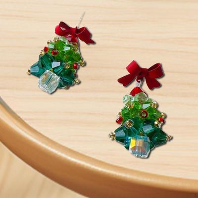 Christmas Tree Earrings for Club Valentines Day Gifts Couples
