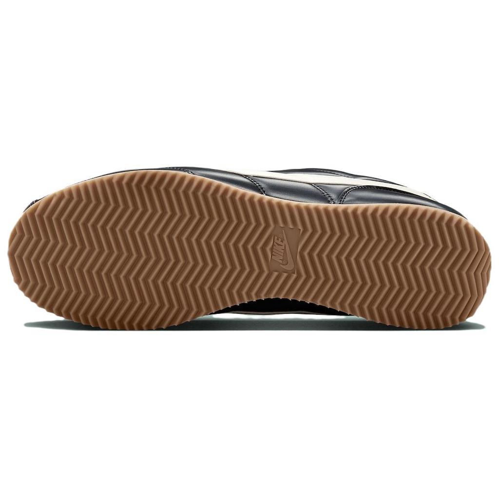 Nike Cortez Lær SE Tiempo-pakke - Svarte Unisex Sneakers Hvit Gummi-brun IM4843-010