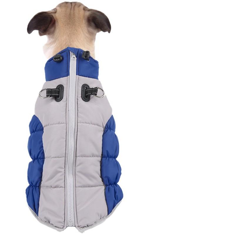 Thick Winter Dog Vest Large Breeds - Waterproof Warm Cotton Puffer Coat With Leash Attachment Golden Retriever Lab