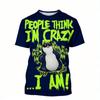 Mode Kinder T-Shirt Verrückter Pinguin 3D Druck Kinder Kurzarm T-Shirt Locker Lässig Sommer Outdoor Straße Jungen und Mädchen T-Shirts Oberteile